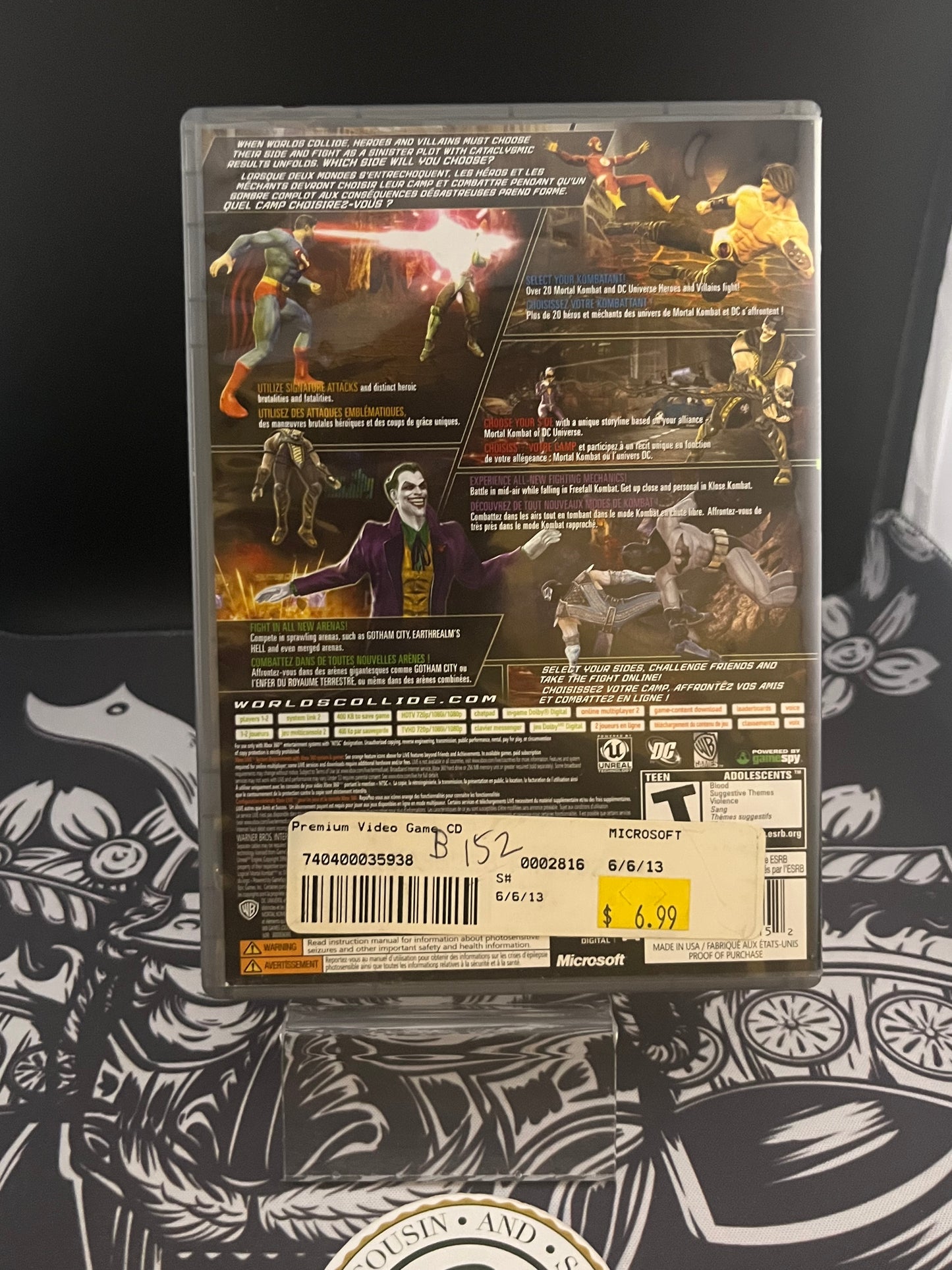 Mortal Kombat vs Dc Xbox 360 CIB