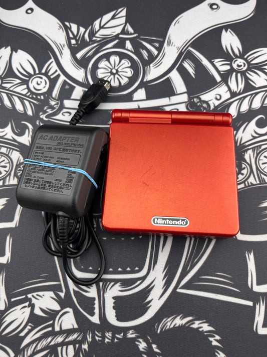 Red GBA SP