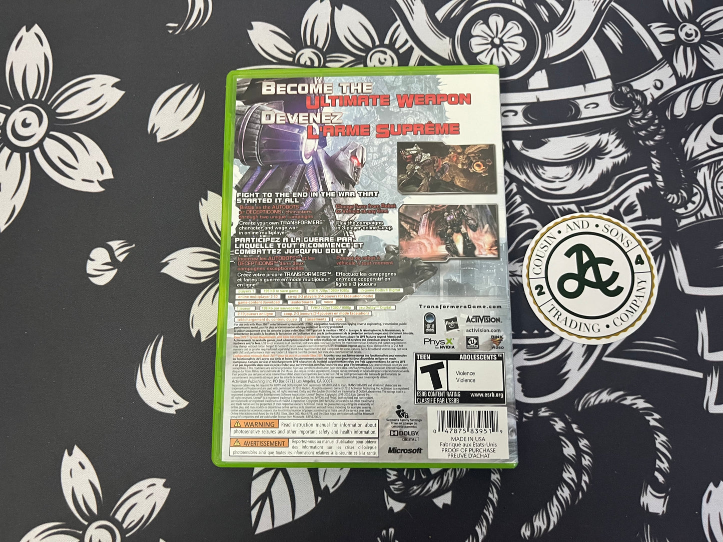 Transformers: War for Cybertron Xbox 360