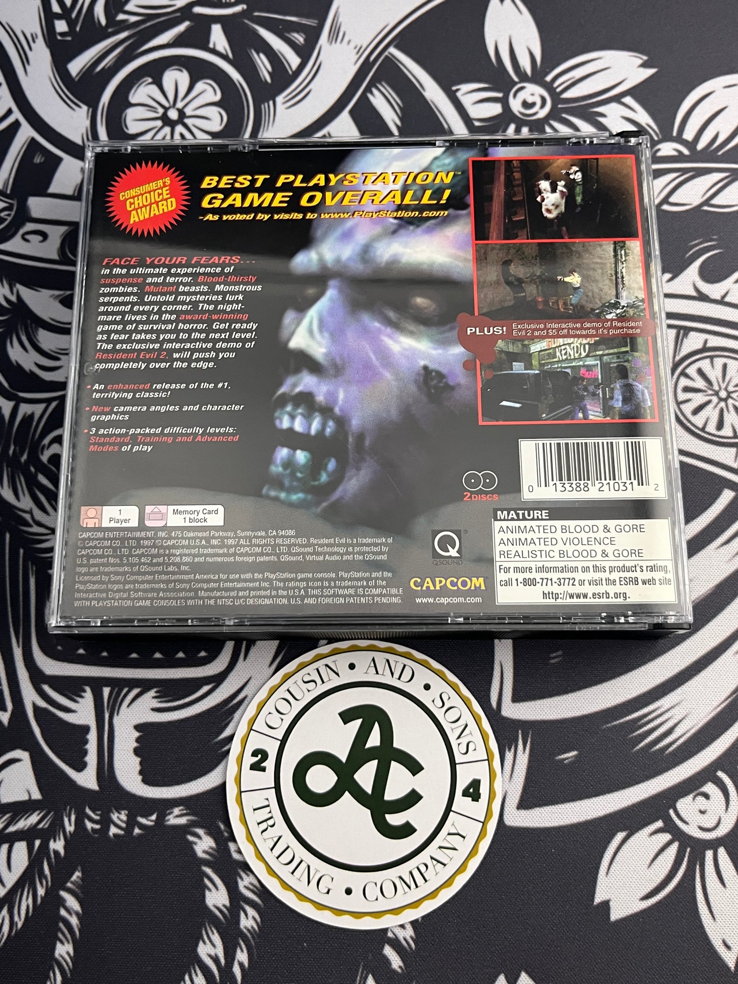 Resident Evil Director's Cut [2 Disc] Playstation (No Manual)