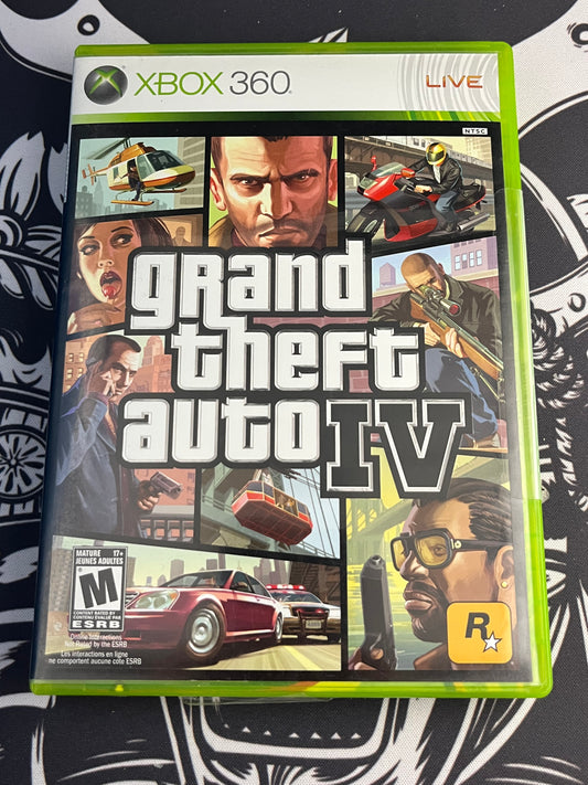 Grand Theft Auto IV Xbox 360 CIB (Dmg)