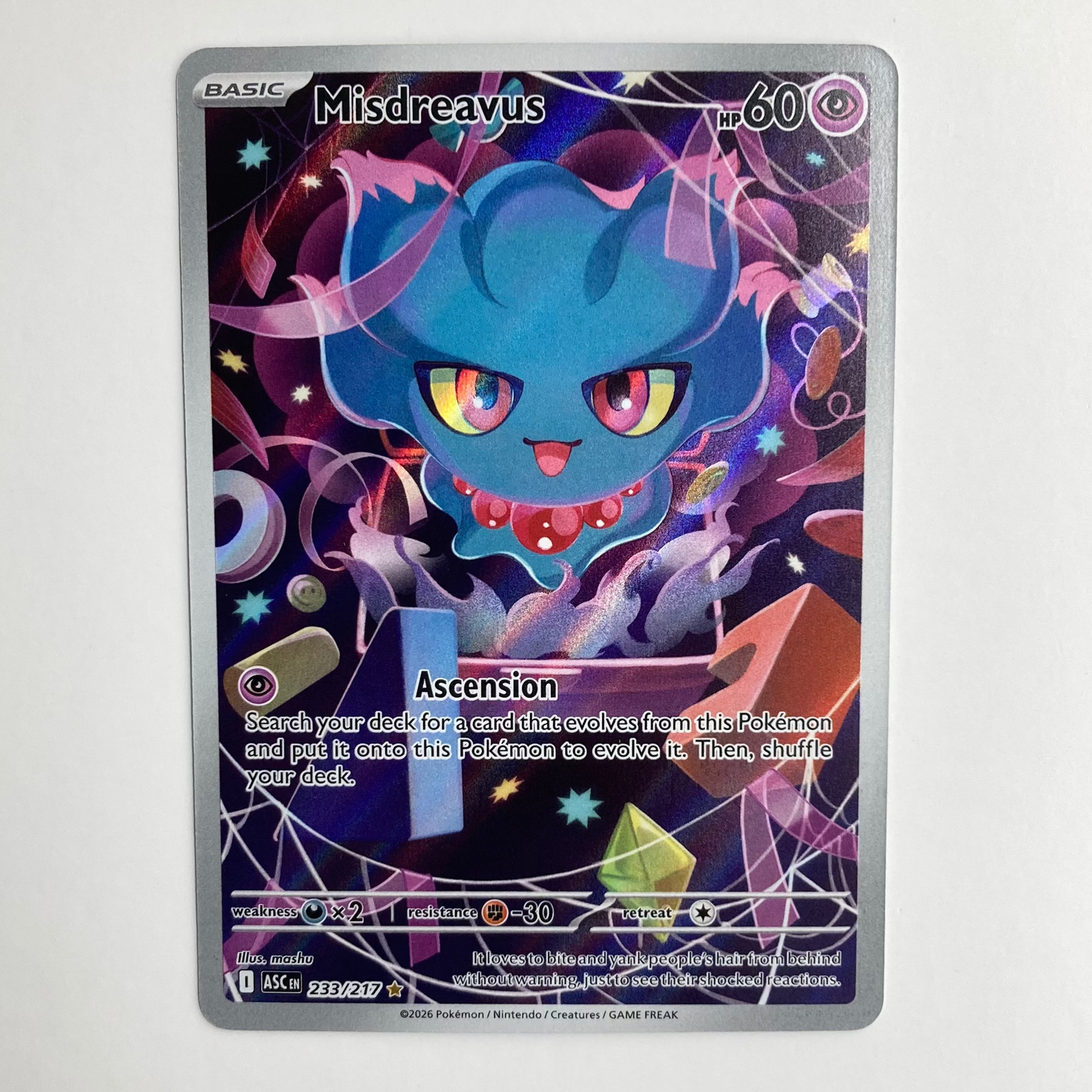 Misdreavus - 233/217 - ME: Ascended Heroes (ASC) NM