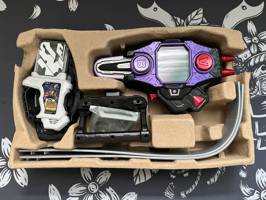 Kamen Rider EX-Aid DX Buggle Driver Dangerous Zombie Gashat Belt Bandai Complete