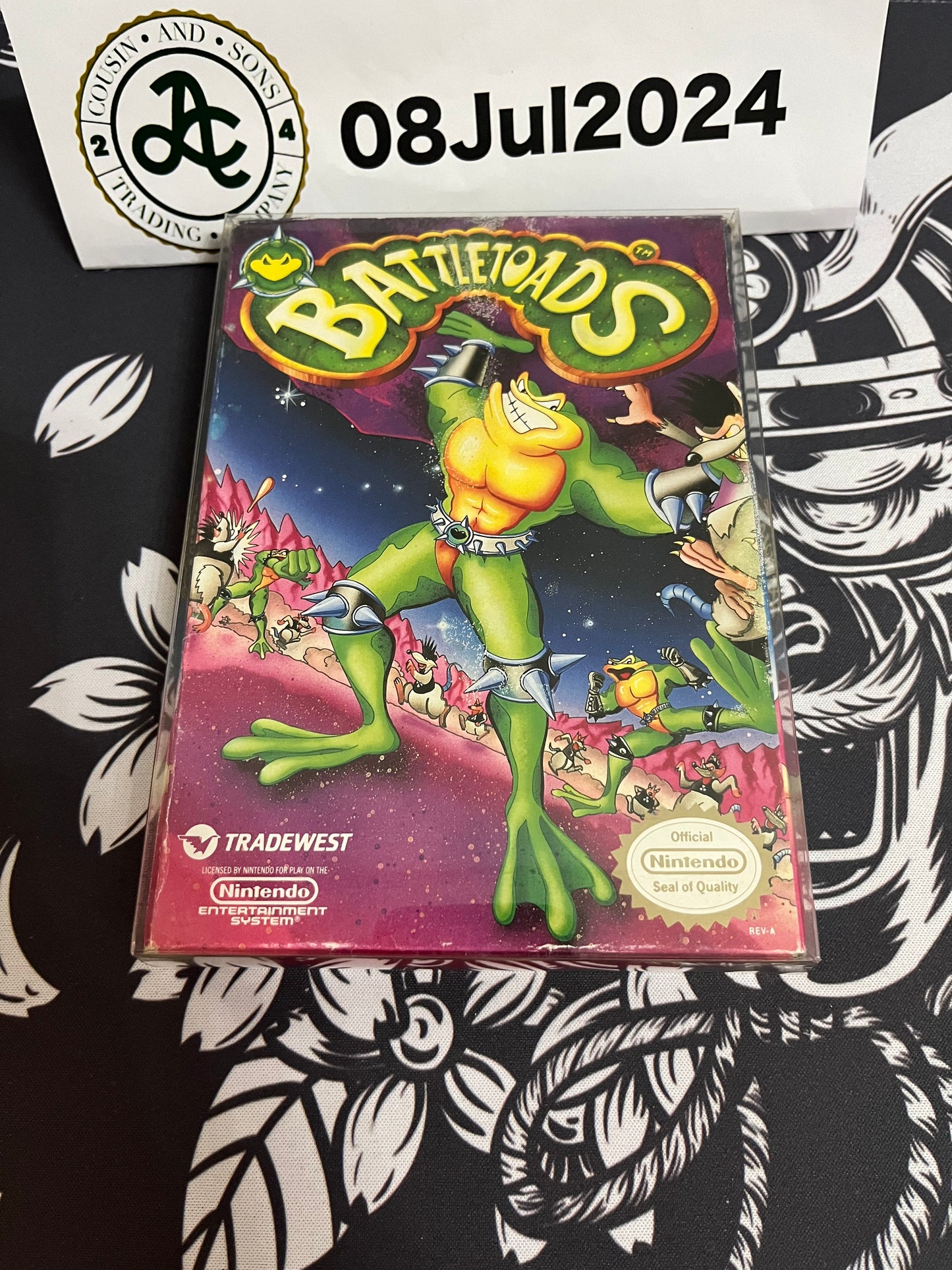 Battletoads NES CIB