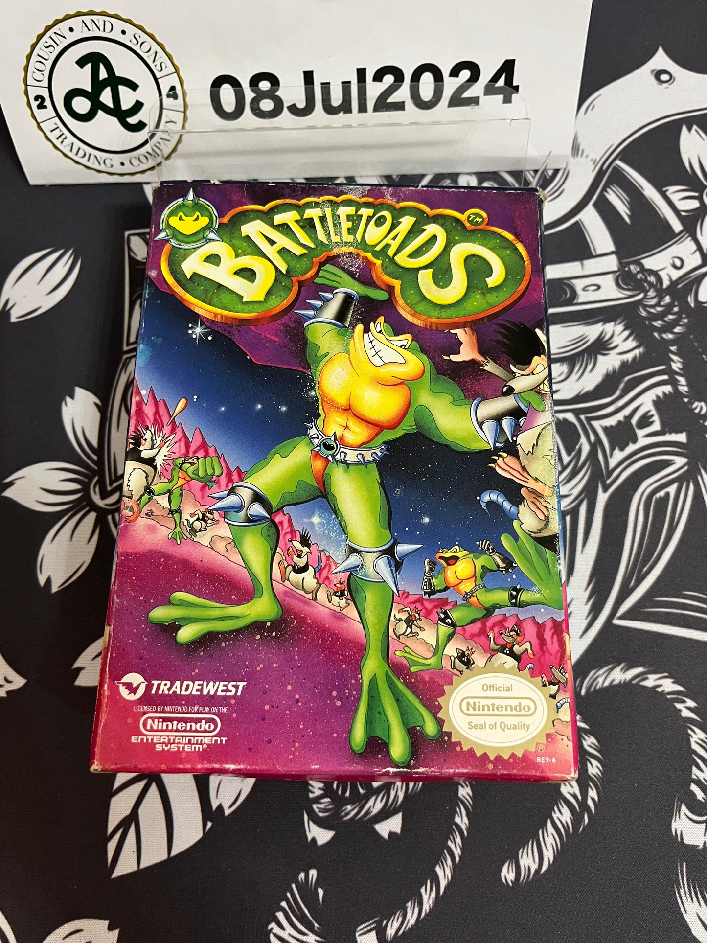 Battletoads NES CIB