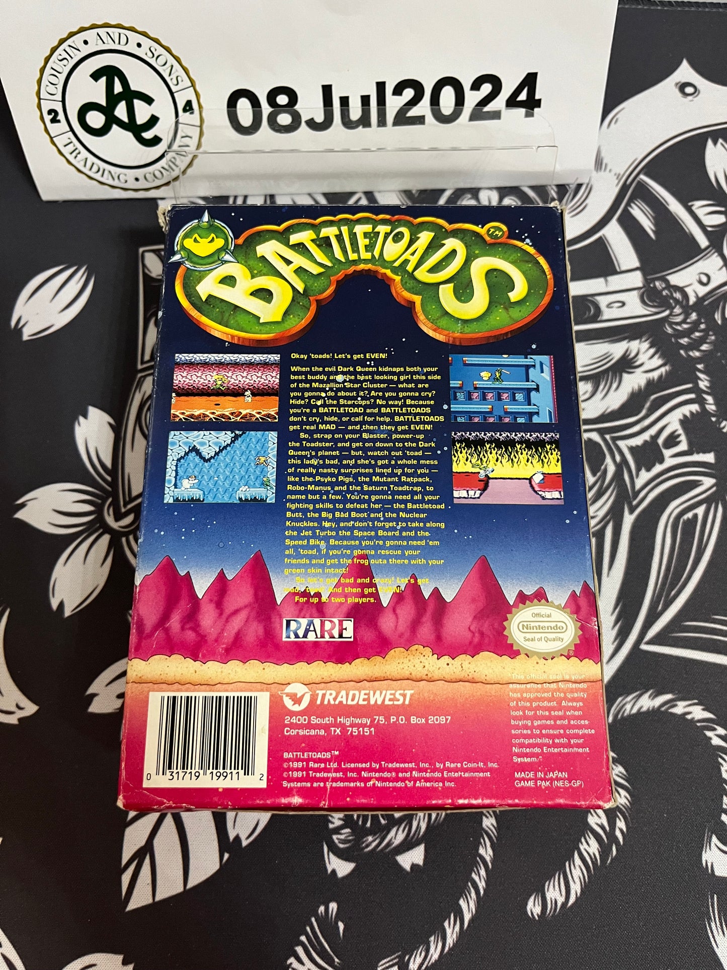 Battletoads NES CIB