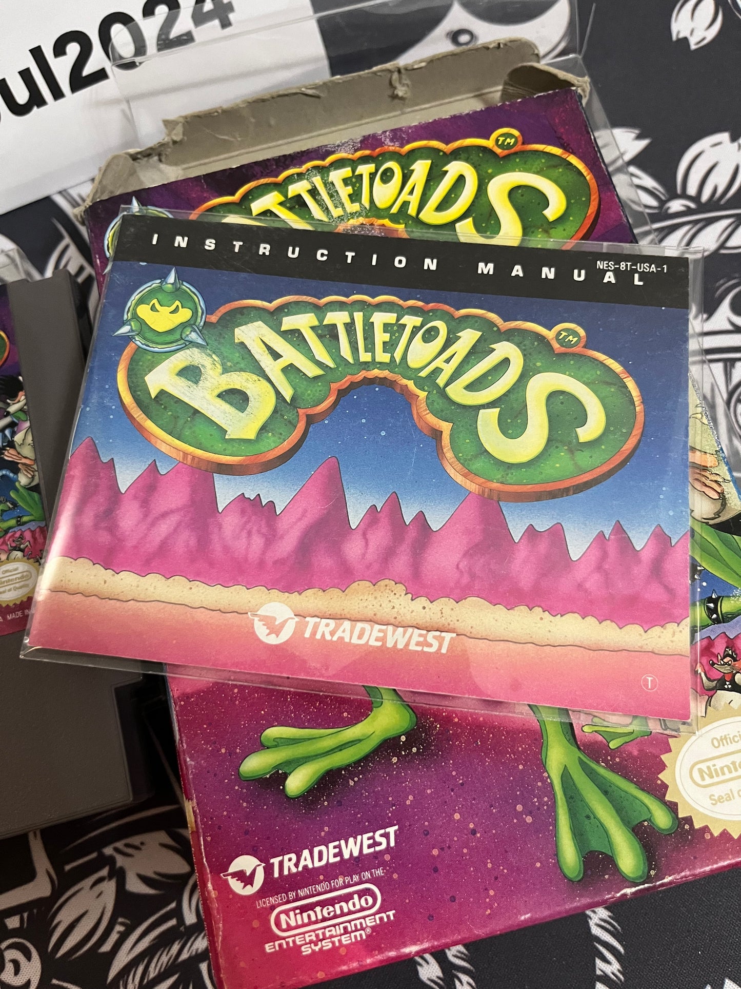 Battletoads NES CIB