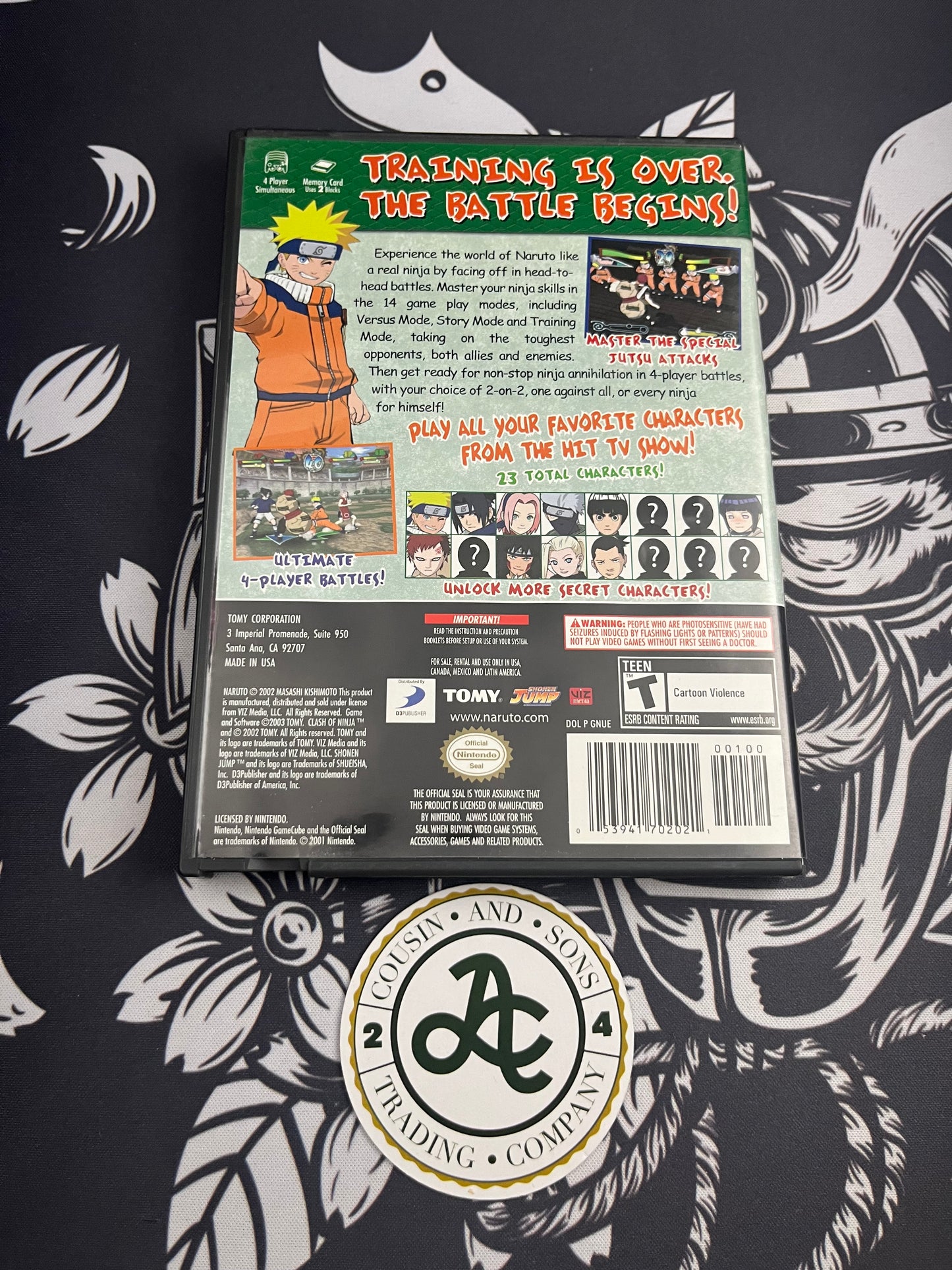 Naruto Clash of Ninja 2 - Gamecube CIB