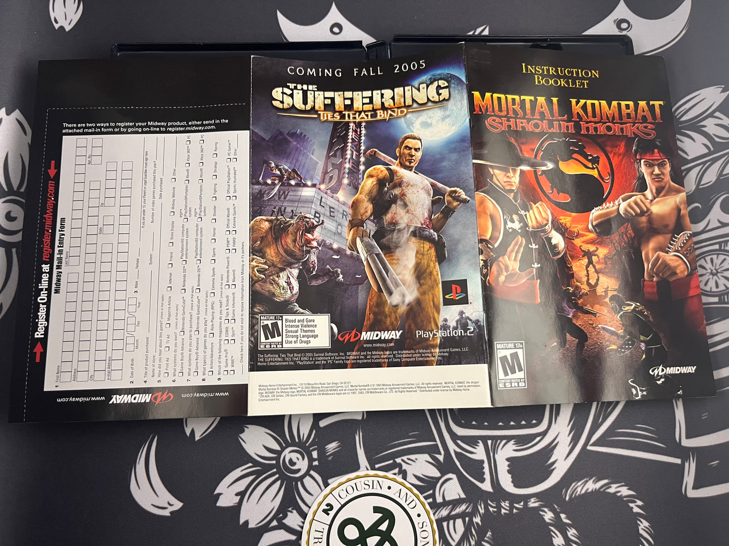 Mortal Kombat Shaolin Monks PS2 CIB (Damaged)