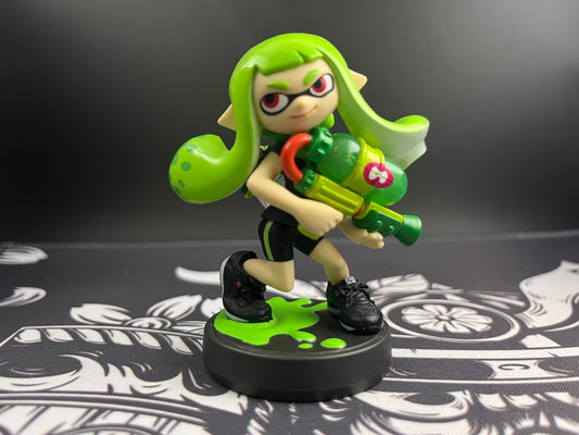 Inkling Girl - Green Amiibo Loose