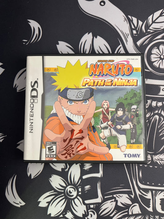 Naruto Path of The Ninja Nintendo DS CIB