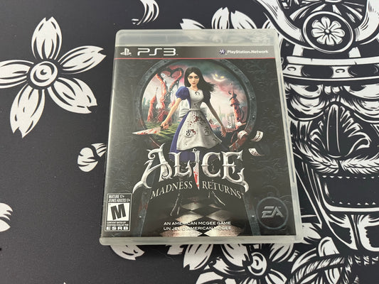 Alice Madness Returns ps3 CIB