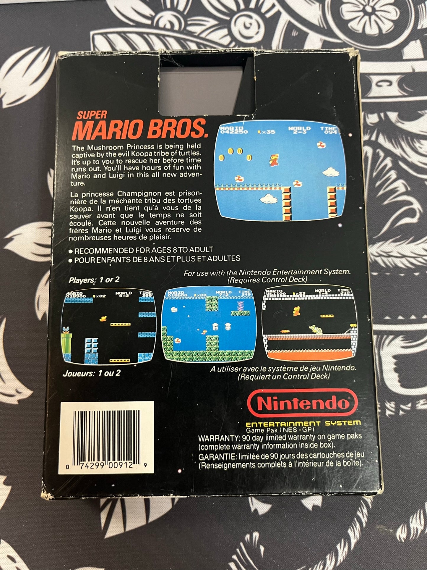 Super Mario Bros NES CIB